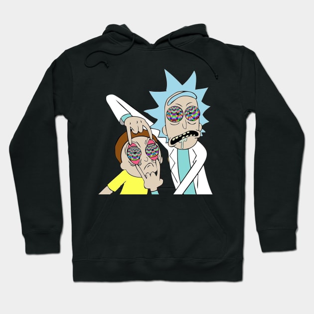 Trippy Rick Hoodie by TripoffGeloEDM